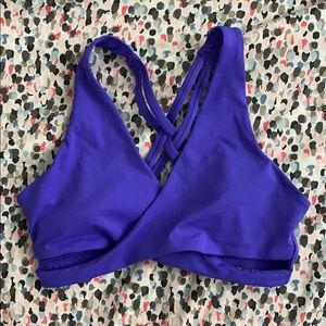 Fabletics purple sports bra